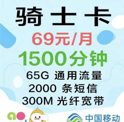 二七区移动骑士卡