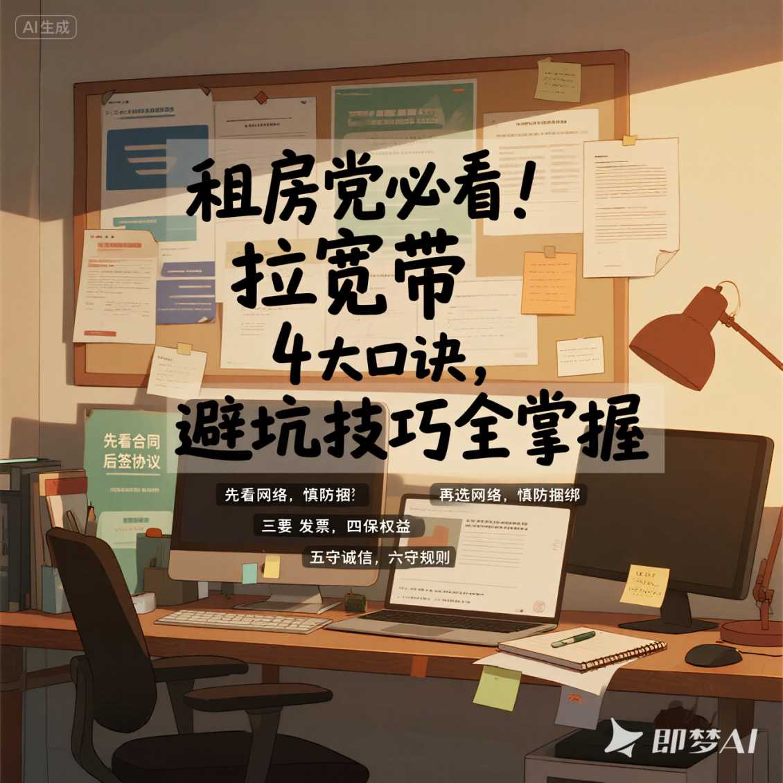 二七区租房党必看！拉宽带 4 大口诀，避坑技巧全掌握
