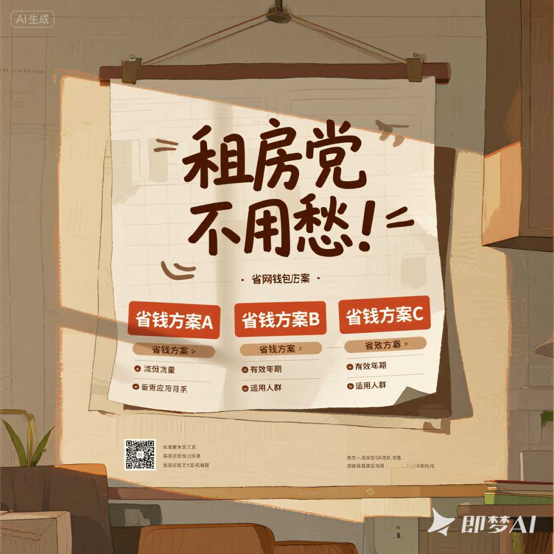 二七区租房党不用愁！3 种省钱包月的上网方案，方便又划算