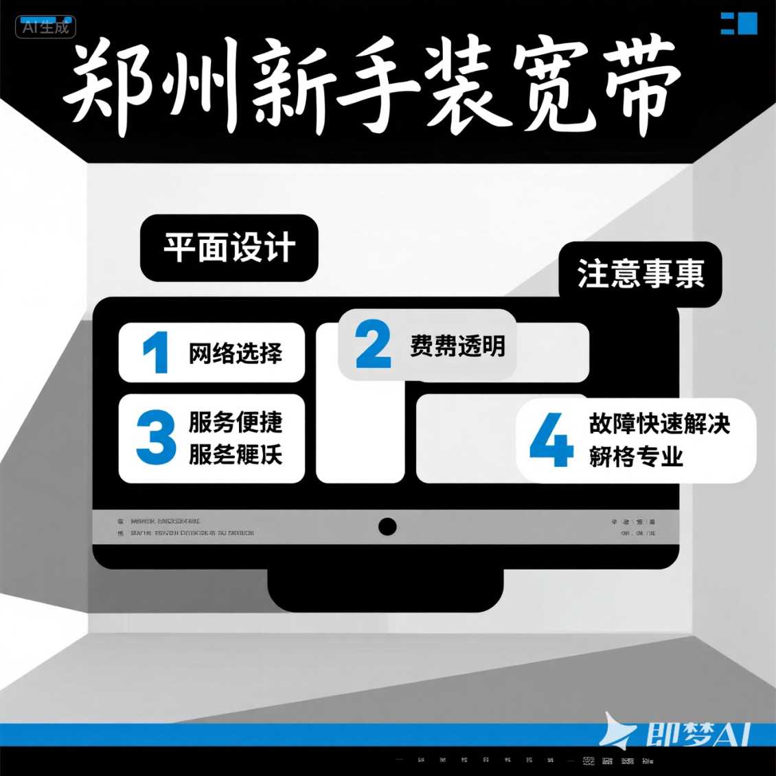 二七区新手装宽带，这4件事提前搞清楚