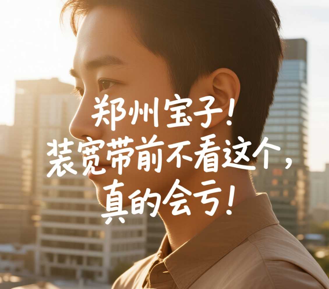 二七区宝子！装宽带前不看这个，真的会亏！