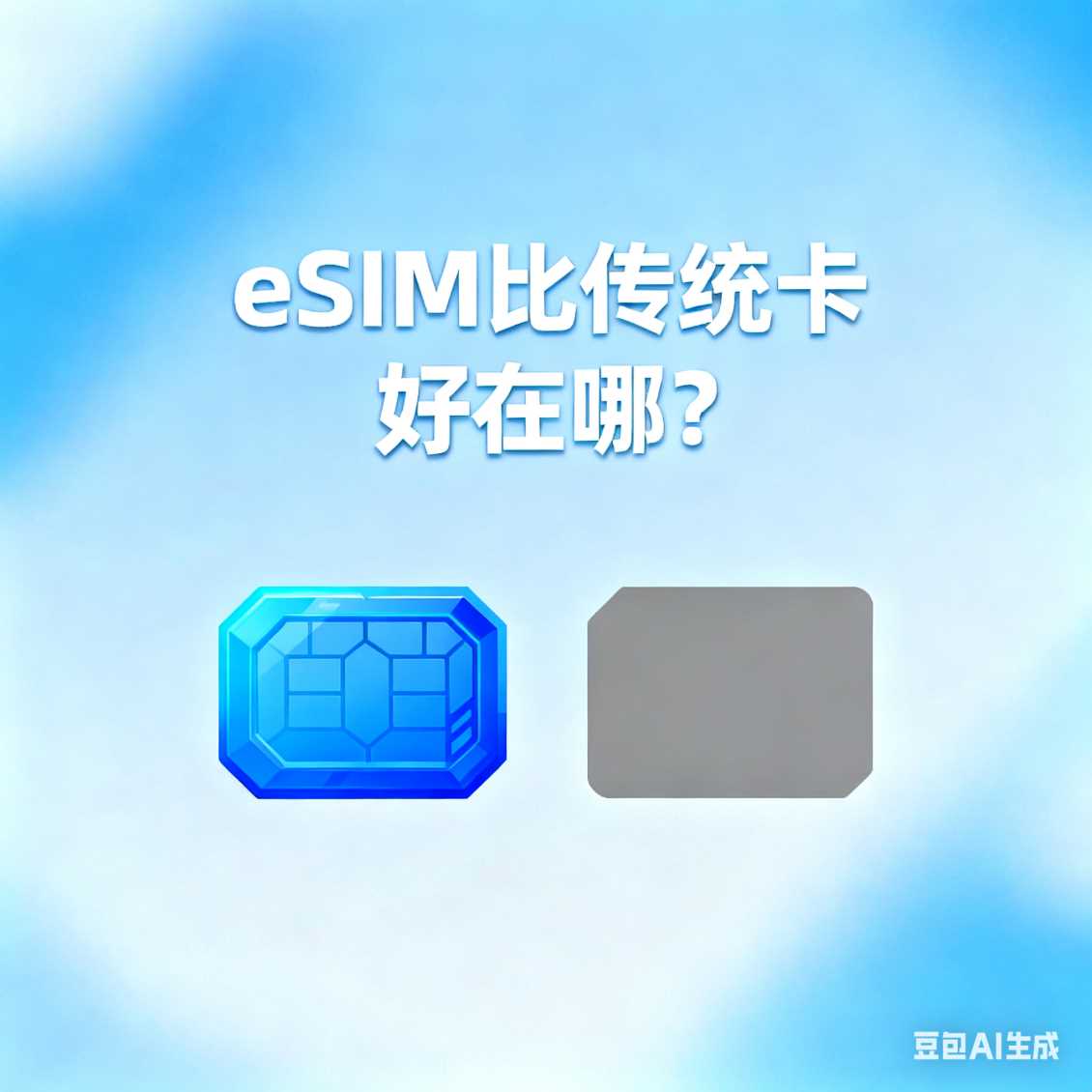二七区eSIM 比传统卡好在哪？