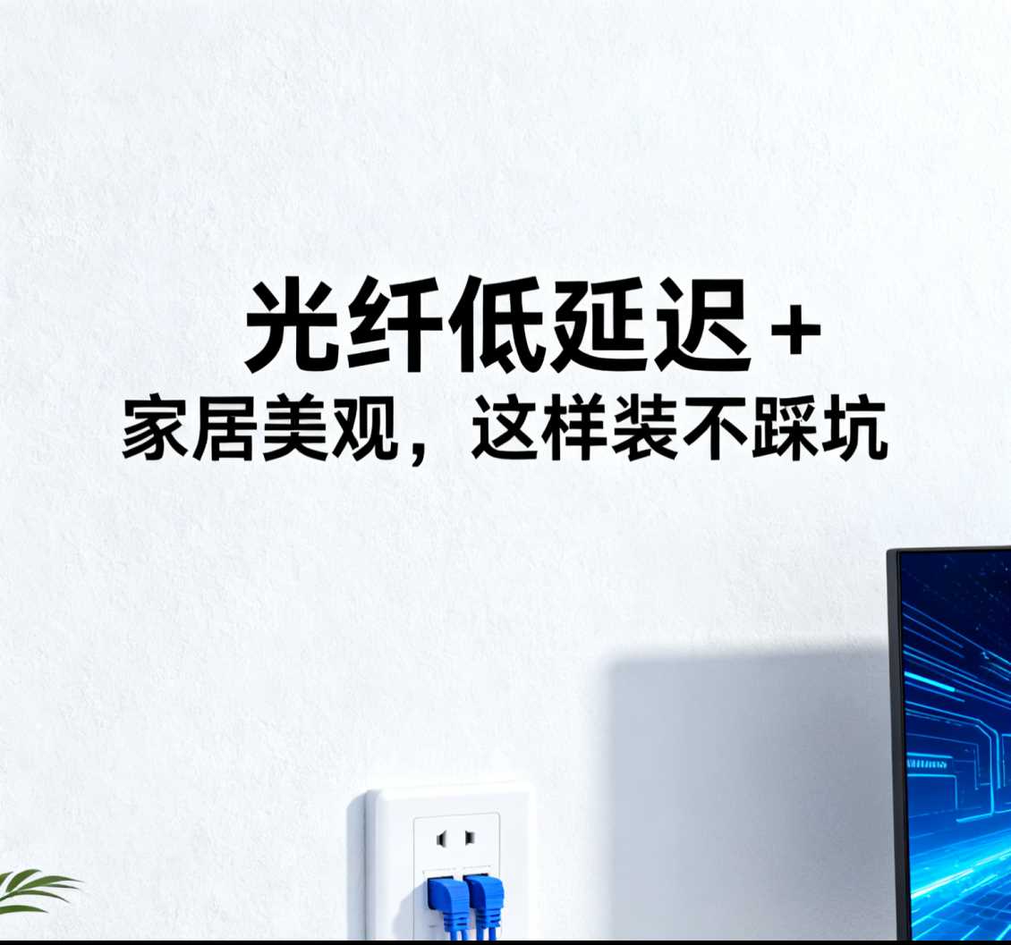二七区光纤低延迟 + 家居美观，这样装不踩坑